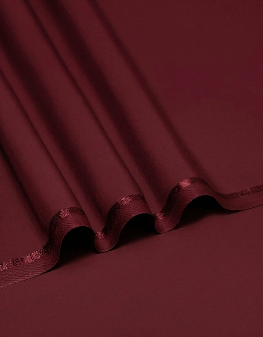 Premium Maroon Wash & Wear Unstitched Suit